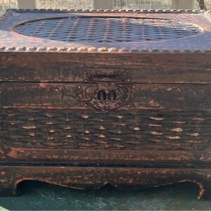 Vintage Wooden Decorative Jewelry Box
